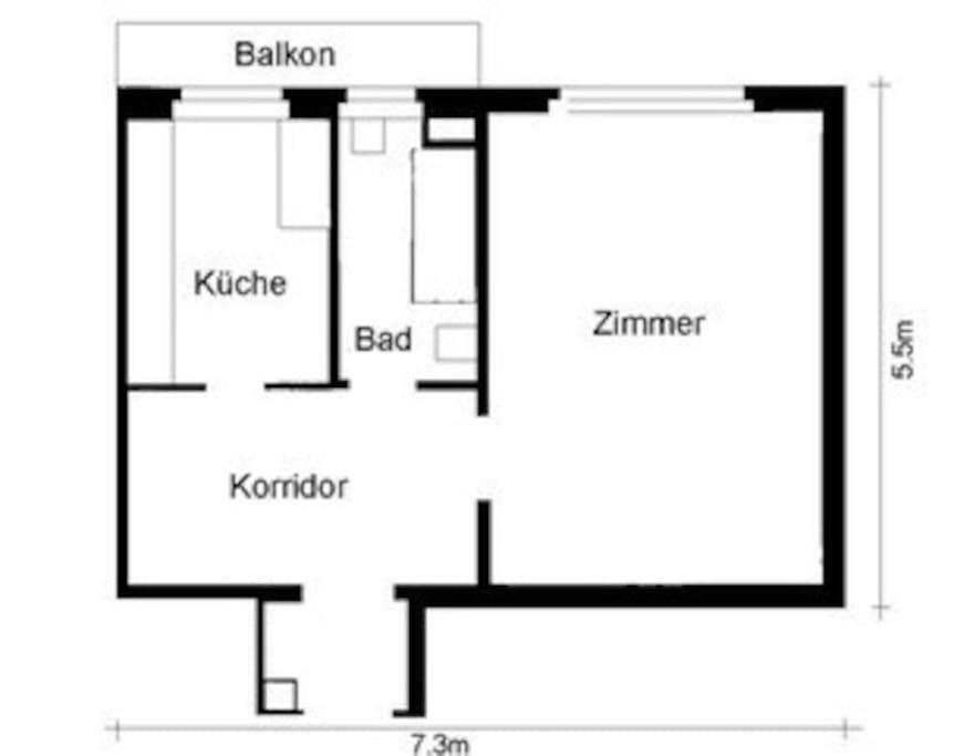Very Spacious Studio In City Center - Parkview 4 チューリッヒ エクステリア 写真